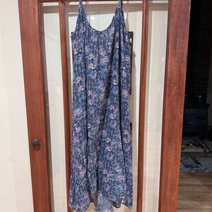 The Loft Floral Paisley Maxi Dress